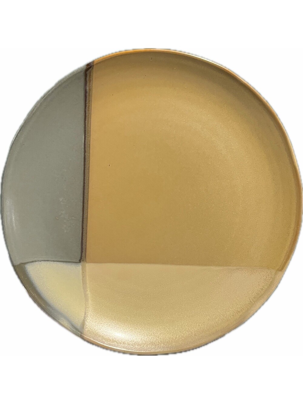 SET OF 4 SANGO GOLD DUST GREEN DINNER PLATES 10 3/4" - EXCELLENT